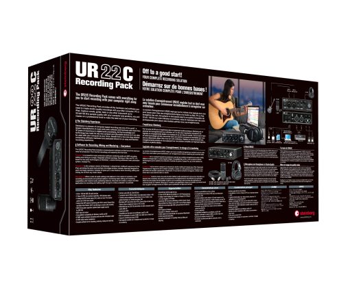 Steinberg UR22C USB 3.0 Studio Bundle con Cubase AI y Cubasis LE - Imagen 3