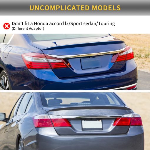 Juegos completos de luces traseras LED VLAND para [Honda Accord 9th Gen Sedan 2013 2014 2015] con senal de giro secuencial ambar, YAB-YG-0250-H, Rojo y ahumado [No compatible con Honda accord lx/Sport/Touring] - Imagen 8