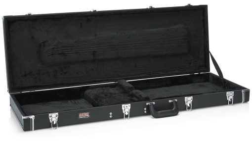 Estuche de madera de lujo Gator Cases para bajos electricos (GW-BASS), Negro - Imagen 3