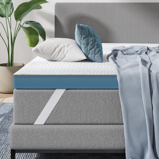 VISCOFLEX Colchon de Espuma Viscoelastica de 4 Pulgadas, tamano Completo, Colchon con Tecnologia de Gel Viscoelastico Firme de Alta Densidad, Certificado Certipur-Us & Oeko-Tex - Imagen 8