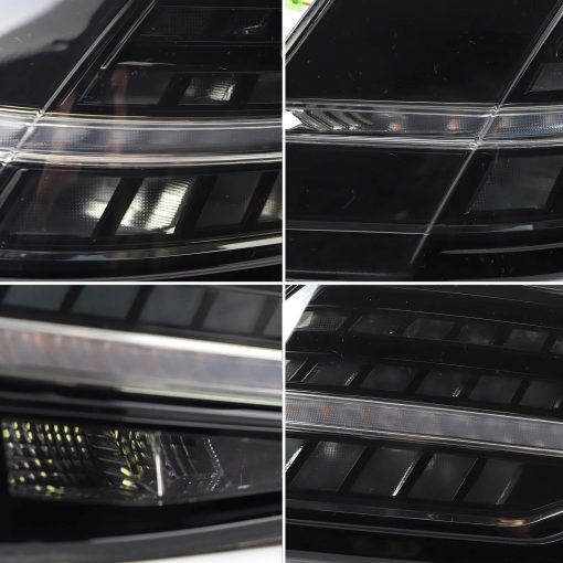 VLAND Luces traseras LED ahumadas compatibles para VW Volkswagen Golf7 MK7 Golf7.5 TDI y TSI 2014-2020 con luz trasera de senal de giro secuencial, ensamblaje de lampara trasera, plug and play, (No para GTI / R) - Imagen 7