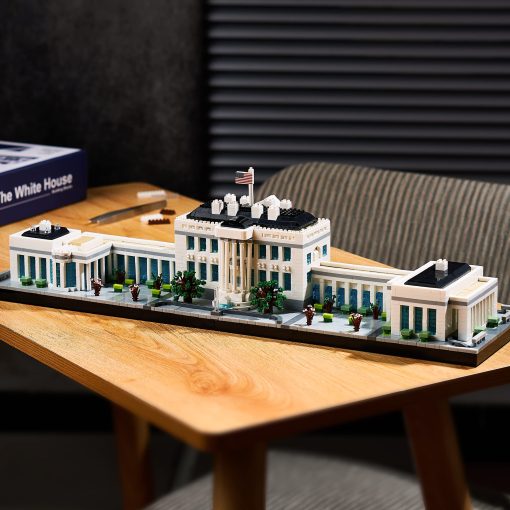 Juguetes de Bloques de Construccion de la Casa Blanca JXRLMB para Adultos 3520 PCS Juego de Coleccion de Monumentos de la Capital de EE. UU. Juguetes para Ninos de 14+ - Imagen 4