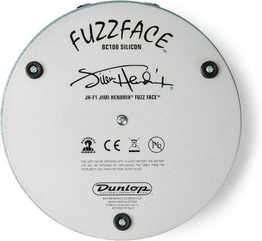 Pedal de Distorsion Dunlop JHF1 Fuzz Face - Paquete con 2 Cables Patch y 2 Cables de Instrumento - Imagen 7