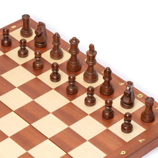 Juego de ajedrez profesional Husaria Staunton torneo No. 6 de madera con 2 reinas adicionales, reyes de 3.9 pulgadas - Imagen 5
