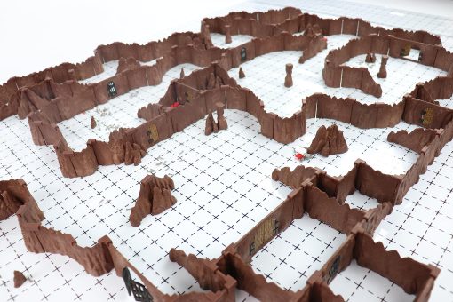 Sistema de Cavernas Modulares Dirt Cheap Dungeons - Set de Ogro para Construccion de Terreno de Juego de Rol de Mesa para Dungeons & Dragons, Pathfinder, Juegos de Guerra, y Mas! - Imagen 2