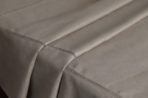Juego de sabanas y fundas de almohada de lino WHOLEWOOLS - Juego de sabanas de lino natural - 4 piezas transpirables y ultra suaves (sabana ajustable, sabana y 2 protectores de almohada) (Twin, Natural) - Imagen 4