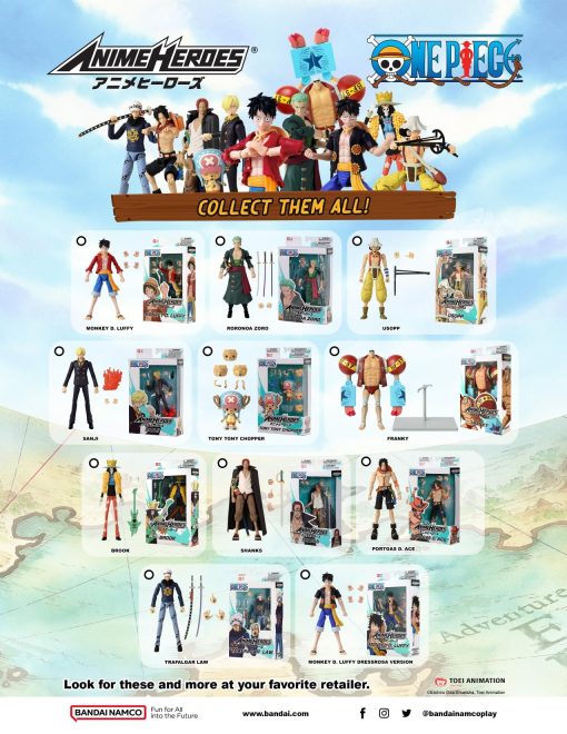 Figura de Accion de Trafalgar Law de ANIME HEROES - One Piece - Imagen 6
