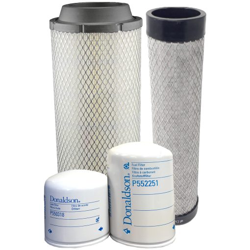Kit de Filtro de Mantenimiento Compatible con Takeuchi TL8 con Motor Kubota V3307