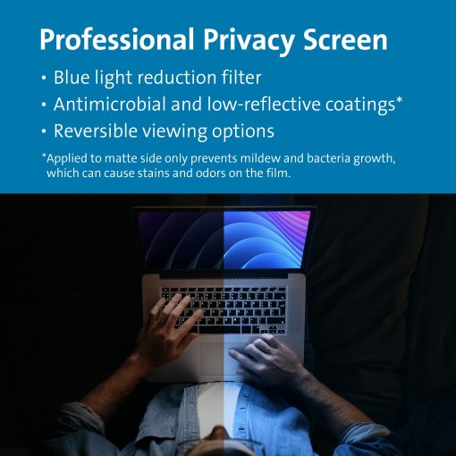 Kensington MagPro� Filtro de Privacidad Magnetico para Laptop de 14 pulgadas Compatible con HP Elitebook Dell Xps Lenovo Thinkpad X1 T14, Filtro de Privacidad Removible para Laptop 16:9, Anti-Reflejante, Reduccion de Luz Azul (K58352WW) - Imagen 5