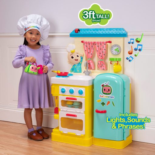 Set de Juego de Cocina CoComelon de Lujo - Incluye Accesorios Interactivos - Juguetes para Ninos y Preescolares - Imagen 3