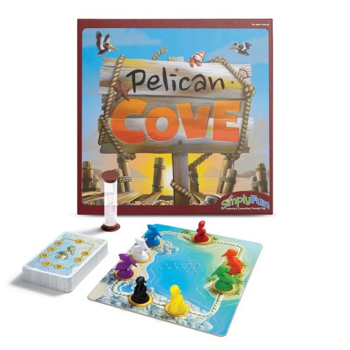 Juego de Estrategia SimplyFun Pelican Cove - Domina los Desafios de Anidacion Rapidos con Este Juego Educativo de Tablero para Edades 8+, 1-5 Jugadores