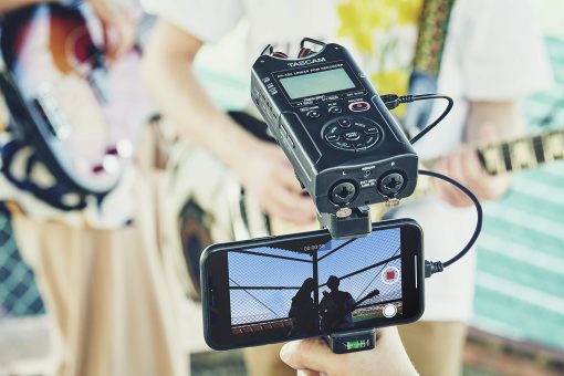 Grabador de audio portatil de cuatro pistas Tascam DR-40X y interfaz USB - Imagen 9