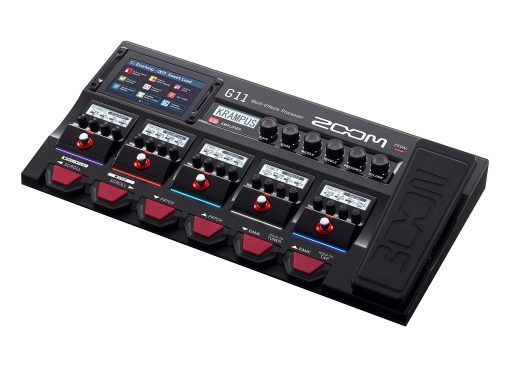 Procesador de efectos multiples para guitarra Zoom G11 con pedal de expresion, interfaz tactil, 100+ efectos integrados, modelado de amplificadores, IR, Looper, interfaz de audio para grabacion directa a la computadora - Imagen 2