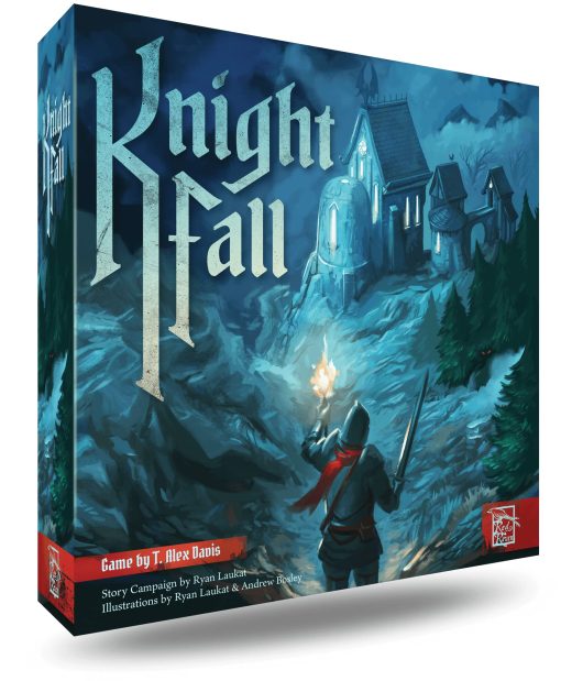 Knight Fall de Red Raven Games, Juego de Mesa Estrategico