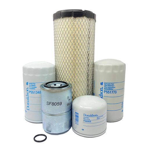 Kit de Filtros de Servicio Compatible con Tractor Compacto Kioti CK2610 HST de CFKIT