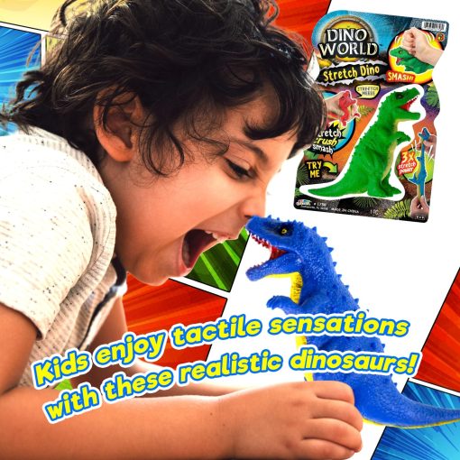 JA-RU Juguetes de Dinosaurios Elasticos y Esponjosos para Ninos (12 Unidades) Pequenos Juguetes de Dinosaurio T Rex. Juguetes Antiestres. Favores de Fiesta de Dinosaurios, Premios de Cofres del Tesoro, Rellenos de Bolsas de Regalos. 1758-12s - Imagen 5