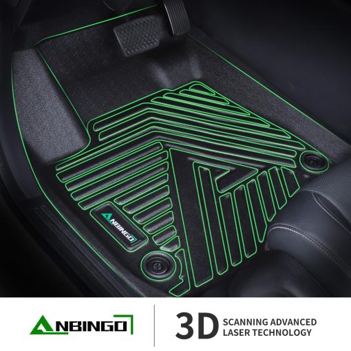 Juego de tapetes y protector de carga ANBINGO para Honda CRV 2023 2024 2025 (No Hibrido) para CR-V LX | EX | EX-L, Proteccion para todo clima, Tapetes de piso automotriz de TPE, Bandeja de carga en la posicion mas baja - Imagen 4