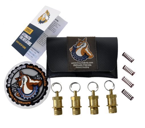 Desinfladores de neumaticos automaticos Coyote, 4 a 56 PSI, paquete de 4
