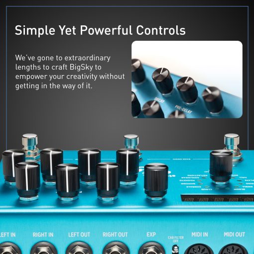 Pedal de Efectos de Guitarra Strymon BigSky Multi Reverb con 12 Maquinas de Reverb unicas para Guitarra Electrica y Acustica, Sintetizadores, Vocales y Teclados - Imagen 5