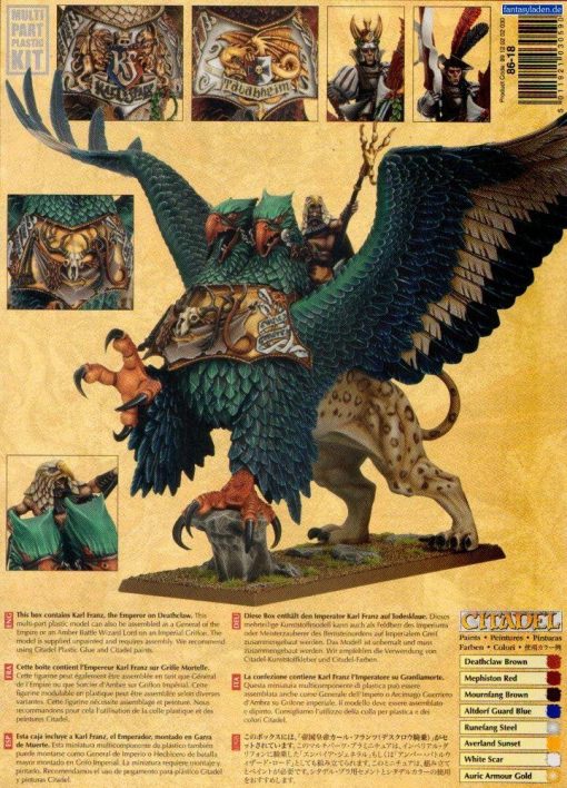 Juegos Workshop Imperio: Karl Franz en Deathclaw (2012)