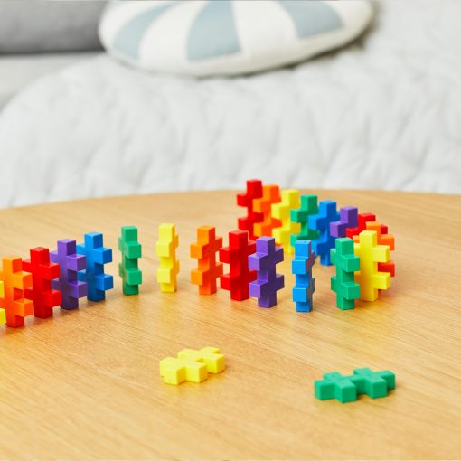 PLUS PLUS BIG - Set de Juego Abierto - 400 Piezas en Recipiente de Almacenamiento - Mezcla de Colores Basicos, Juguete de Construccion STEM, Bloques de Rompecabezas Grandes Entrelazados para Ninos Pequenos y Preescolares - Imagen 5