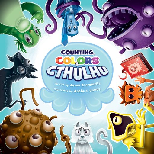 C is for Cthulhu Counting, Colors & Cthulhu Tablero Libro y Peluche Arcoiris Paquete (Peluche Estandar, 12 pulgadas) - Imagen 4