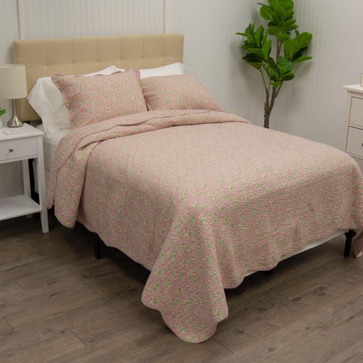 Juego de Cama King Donna Sharp - 3 Piezas - Set de Colcha Garden Lodge con Edredon King y Dos Fundas de Almohada King - Lavable a Maquina - Imagen 7