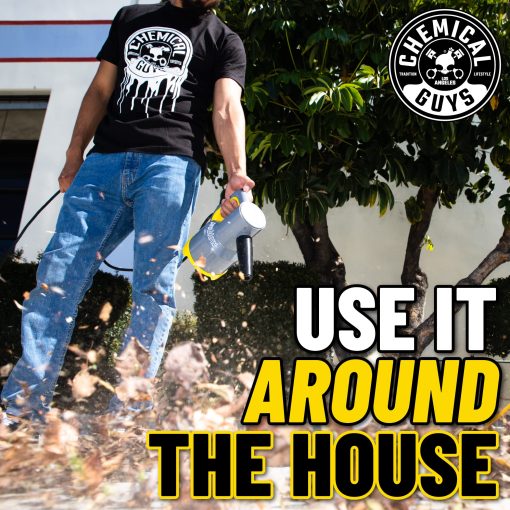 Chemical Guys EQP403 ProBlow Secador y Soplador de alta velocidad profesional de mano (Secador para lavado de autos) para automoviles, camiones, SUVs, RVs, jardin, garaje, hogar, trabajo y mas - Imagen 5