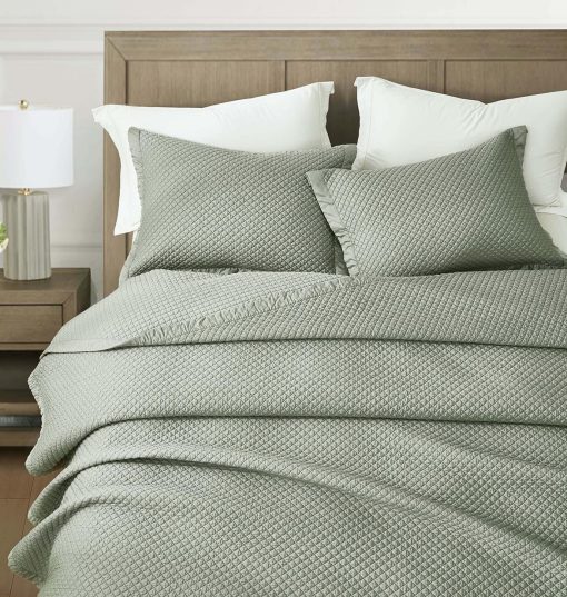 Juego de Edredon de Tencel Lyocell 100% Queen Size - Eucalipto y Diamante Costura Suave y Transpirable 250GSM Relleno de Algodon Ropa de Cama para Todas las Estaciones - Imagen 3