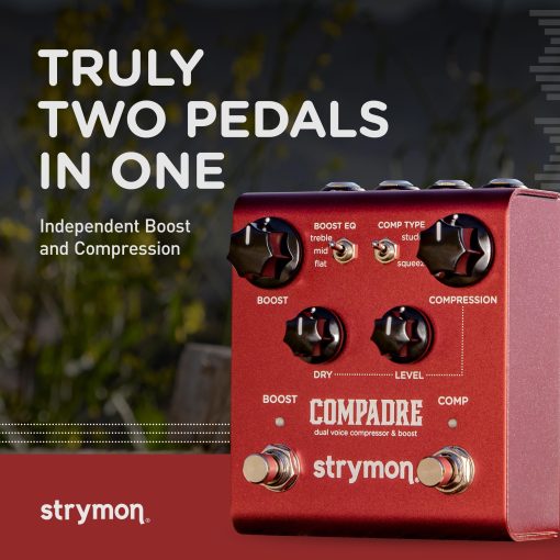 Pedal de Efectos de Guitarra Strymon Compadre Dual Voice Compressor and Boost para Guitarra Electrica y Acustica, Sintetizadores y Teclados - Imagen 2