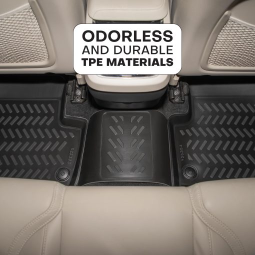 Tapetes para Auto Compatibles con Volvo XC60 2018 2019 2020 2021 2022 2023, Tapetes para Todo Clima, Tapetes para Auto a Prueba de Agua, Material TPE, Juego de 4 - Imagen 5