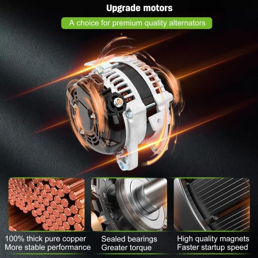 SCITOO Nuevo Alternador Compatible con IR/IF Para Toyota RAV4 2001 2002 2003 2.0L 27060-28080 27060-28100 - Imagen 5