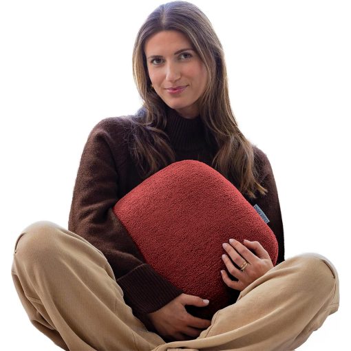 Almohada Ponderada Original para Adultos Quiet Mind - (Grande, Chili Oil, 12 lbs) - Almohada Ponderada para el Cuerpo - Almohada de Enfriamiento Versatil con Alivio del Estres - Almohada Compacta para Abrazar para Adultos