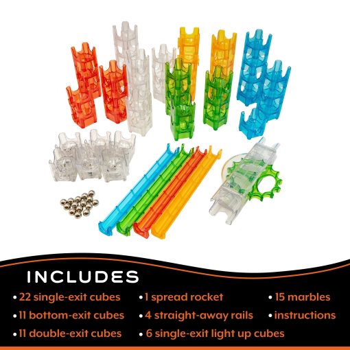 MindWare Q-BA-Maze Bright Lights - Juego de Laberinto de Canicas STEM - Recomendado para Ninos y Ninas de 6 anos en Adelante - Regalo Educativo - Imagen 3