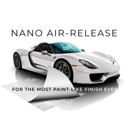 Pelicula de Vinilo para Envolver Coches VViViD+ Ultra Gloss Premium (10ft x 5ft, Blanco Brillante) - Imagen 3