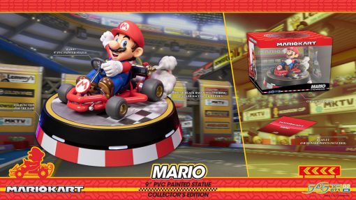 Estatua de Edicion de Coleccionista de Mario Kart: Mario de First 4 Figures