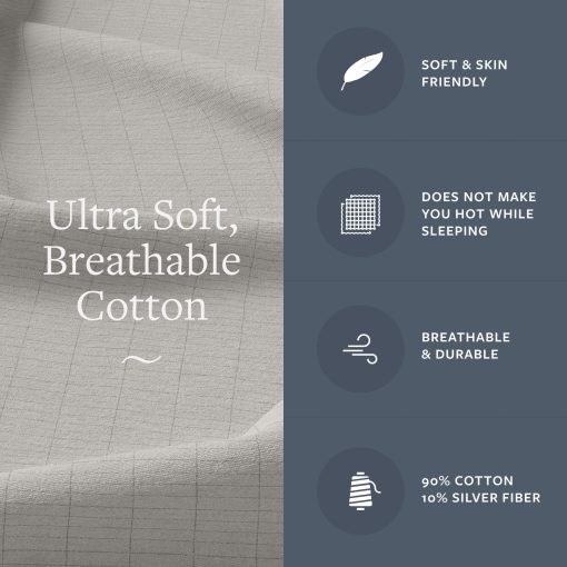 Sabana de Tierra Organica Ajustada GroundLuxe para Cama Tamano Twin XL - Imagen 2