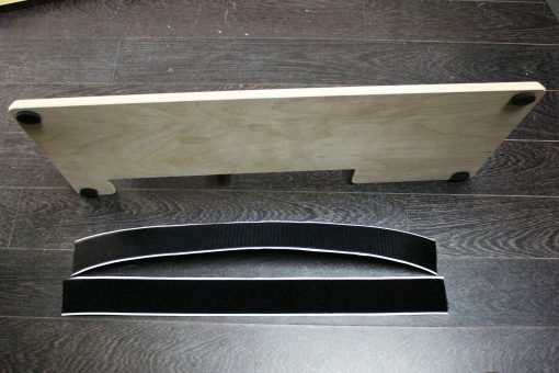 Tablero de Pedales de Efectos para Guitarra de Madera con Plataforma de 2 Niveles - Imagen 2
