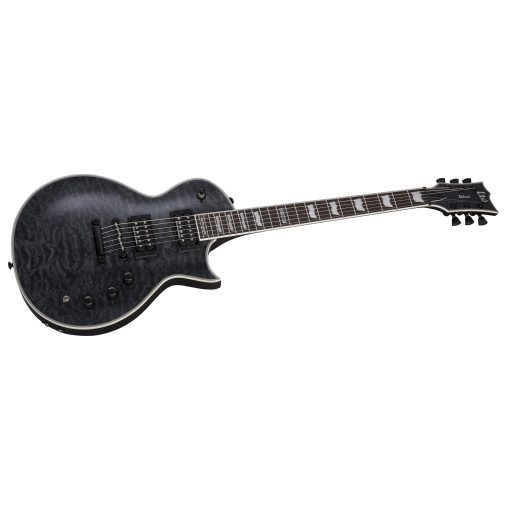 Guitarra Electrica ESP LTD EC-1000 Piezo, See Thru Black - Imagen 4