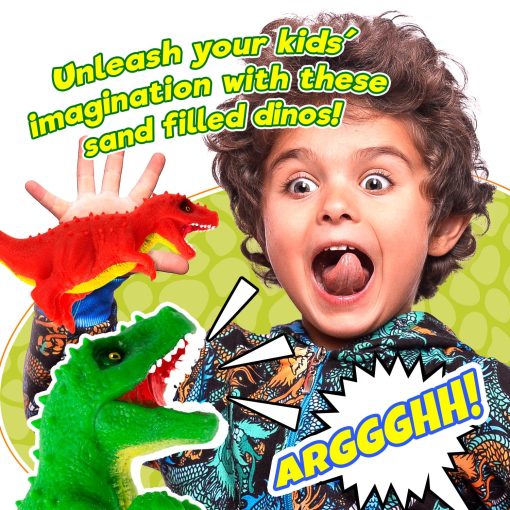JA-RU Juguetes de Dinosaurios Elasticos y Esponjosos para Ninos (12 Unidades) Pequenos Juguetes de Dinosaurio T Rex. Juguetes Antiestres. Favores de Fiesta de Dinosaurios, Premios de Cofres del Tesoro, Rellenos de Bolsas de Regalos. 1758-12s - Imagen 6