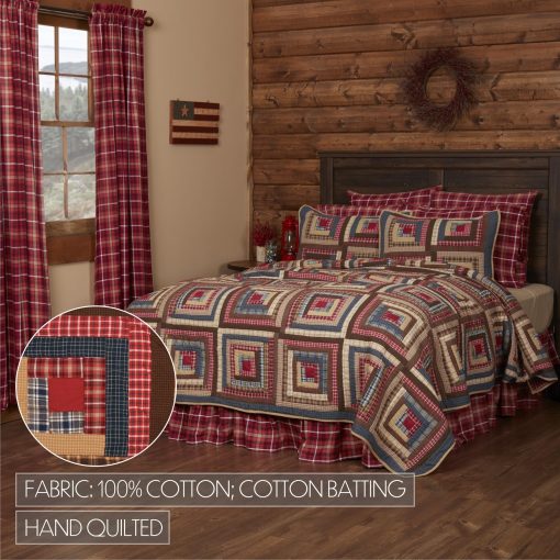Edredon de lujo VHC Brands 29188 Braxton tamaño King 105x120 - Imagen 3