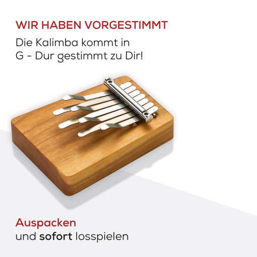 Kalimba HOKEMA B7 Thumb Piano Wide Tines Low Tones - Imagen 3