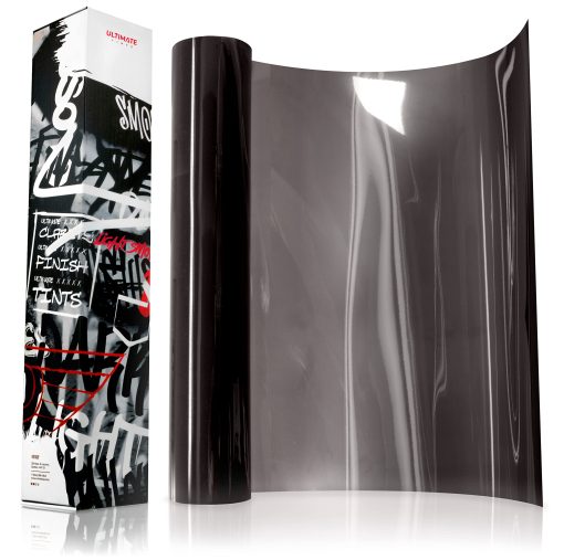 Pelicula de vinilo para faros y luces traseras VViViD+ Ultimate (16" x 30 pies, Humo Claro)