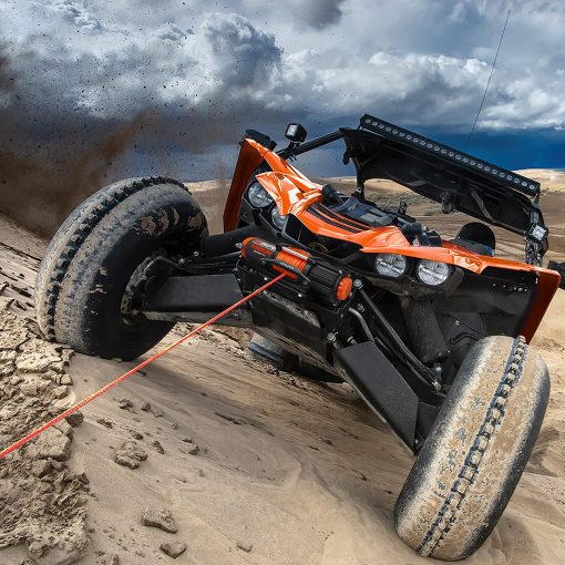 Malacate ZESUPER 4500 lb Impermeable IP67 con Control Remoto Inalambrico Cuerda de Malacate Sintetica Cabestrante Hawse Control Remoto Portatil de Malacate de ATV UTV 12V - Imagen 6