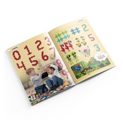 PLUS PLUS BIG - Set de Juego Abierto - 400 Piezas en Recipiente de Almacenamiento - Mezcla de Colores Basicos, Juguete de Construccion STEM, Bloques de Rompecabezas Grandes Entrelazados para Ninos Pequenos y Preescolares - Imagen 3