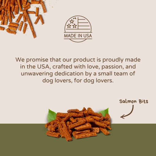 Salmon Bakes: Premios para Perros de Salmon Puro - Premios Naturales para Perros Aprobados por Veterinarios, de Ingredientes Limitados, Sin Granos, Saludables y Nutritivos para Perros (Salmon, 8 oz) - Imagen 4