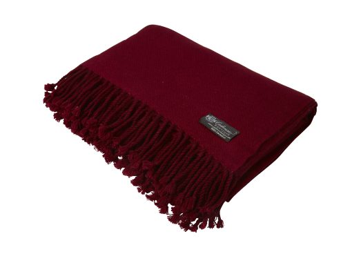 Manta de Lana de Cachemira Pura 100% Cashmere Boutique - Ligera, Transpirable, Acogedora y de Lujo Suave y Calida - 60 x 80 Pulgadas - Imagen 2