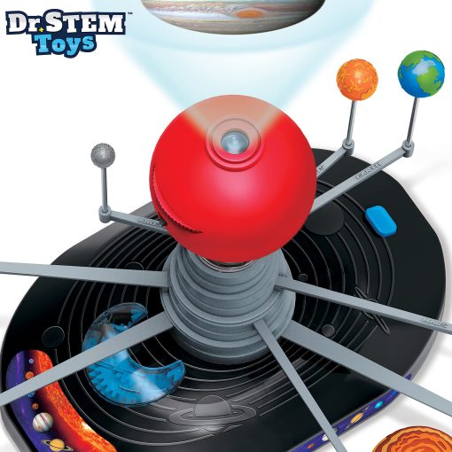 Kit proyector del sistema solar Dr. STEM Toys - Modelo de planetas motorizado para ninos de 8 a 12 anos | Juego educativo de ciencia completo con mas de 50 piezas | Uso en el hogar y en el aula - Imagen 6