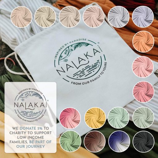 Fular portabebes Nalakai. Ecologico, suave fular de bambu y lino para bebes, envoltura para bebes. Confort, estilo y solidaridad - ?Lleva a tu pequeno con amor! - Imagen 9