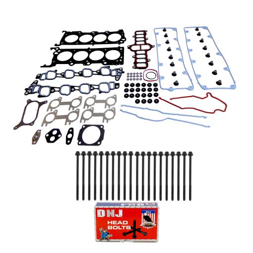 Juego de Junta de Culata DNJ HGB4178 con Kit de Pernos de Culata Para Ford E-150 2004-2008 4.6L 281cid V8 SOHC